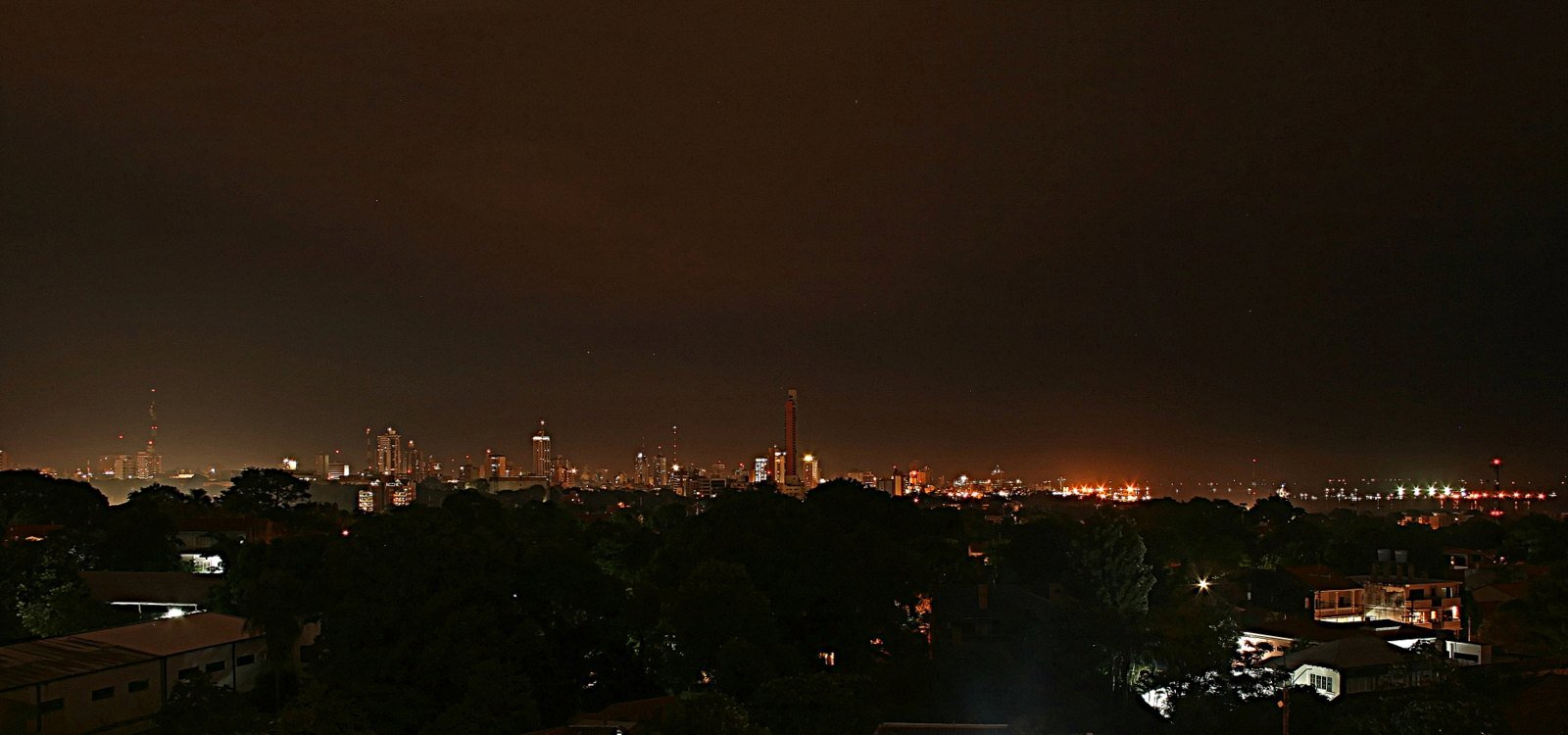 Vista real de Asunción, Paraguay