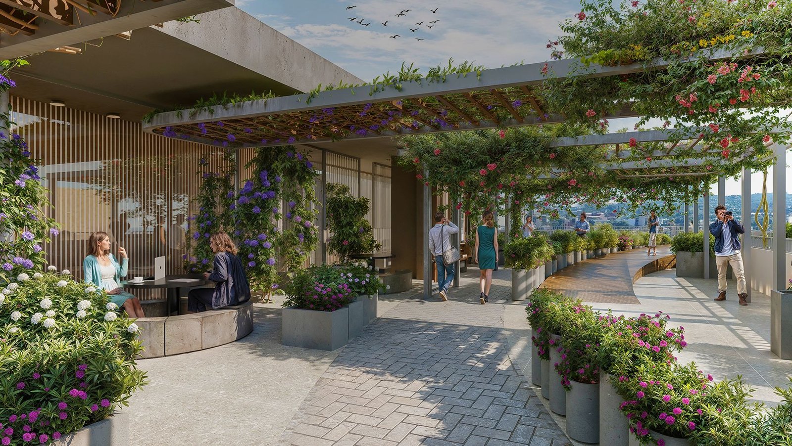 Render: Espacio de trabajo al aire libre