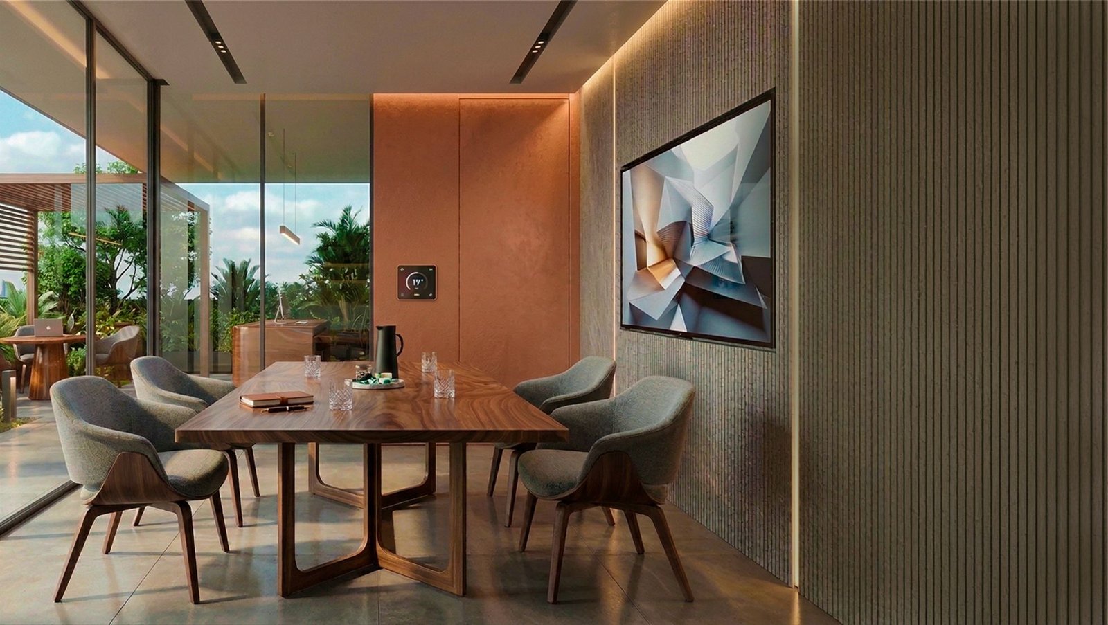 Render: Sala de reuniones